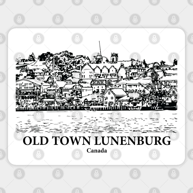 Old Town Lunenburg - Canada Magnet by Lakeric